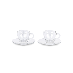 Bialetti Set 2 Stekleni Skodelici Espresso