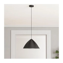 Eglo 900835 - Viseća lampa na kablu PODERE 1xE27/40W/230V crna