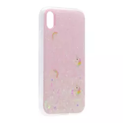 Maska Platina Unicorn za iPhone XR svetlo roze