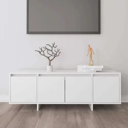 TV ormarić bijeli 120x30x40,5 cm od konstruiranog drva