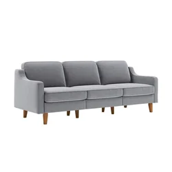 Atelier del Sofa Trosed Robin Extra 3, 220x84x87cm, Sivi