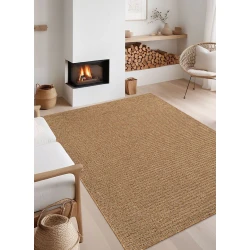 Conceptum Hypnose Tepih Jutem 0103, Pravougaoni, 80x150 cm, Braon