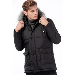M8635 DEWBERRY MENS COAT-BLACK-1