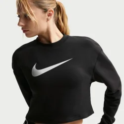 Nike Ženski duks Pro NP DF IB8979, Crni