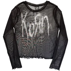 Korn Still A Freak (Front & Back) Black L Ženske Majica