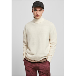 Oversized Roll Neck Sweater whitesand