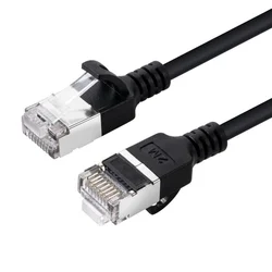 Omrežni kabel CAT6A U-FTP Slim 3m črn LSZH