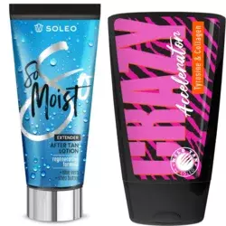 Soleo So Moist + Wild Tan Crazy Accelerator Brez