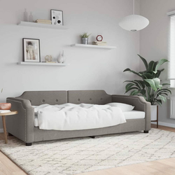 shumee Raztegljiva postelja taupe 90x200 cm blago
