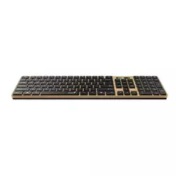 GENIUS SlimStar 7250BT AI Pine Wood US wireless tastatura