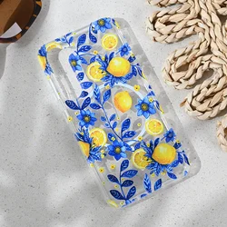 Maska za Samsung S911B Galaxy S23 Magsafe Print, Mediteran Lemon