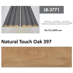 Profil Zidni MDF LB-3771 Natural Touch Oak (397) 2800x121x18mm ( 026-041 )