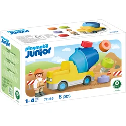 PLAYMOBIL 72083 - JUNIOR - mešalnik za beton - 1 k.