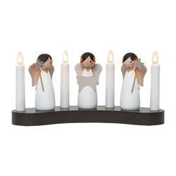 Eglo 411002 - Božićni svećnjak ANGEL CHOIR 4xE10/3W/230V