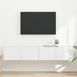 TV zidni ormar Zidne 2 pcs Bijelo 78,5 x 31 x 29,5 cm