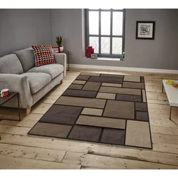 Conceptum Hypnose Tepih Asr Crpt-102, Pravougaoni, 140 x 220 cm, Smeđi