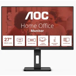 AOC Monitor 27E3QAF, 27, IPS, FHD, 75Hz, 4ms, HDMI, DP, VGA