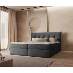 Boxxx POSTELJA Z VZMETNICO 180 cm x 200 cm , tekstil antracit