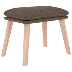Vidaxl Stolček za noge taupe 45x29,5x35 cm blago