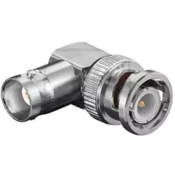 Adapter BNC M - BNC F ugaoni 90°