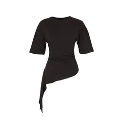 Trendyol Majica temno rjava