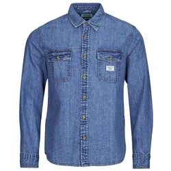 Guess  REGULAR LS DENIM SHIRT  Modra