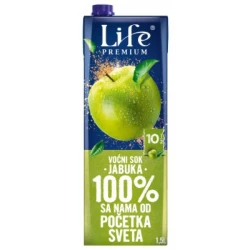 SOK LIFE JABUKA 100% NECTAR 1,5L BRIK