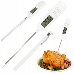 Verkgroup LCD kuhinjski termometer -50 do +300°C 25cm bel