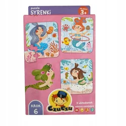 CzuCzu Puzzle Morska deklica Puzzle 3+ Puzzle za otroke 45 kosov