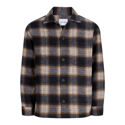 JACK & JONES Srajca JJESOHO OLLIE nočno modra / umbra / bela
