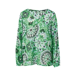 COMMA Bluza svetlo modra/kivi/bela