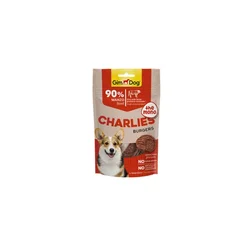 GIMDOG Poslastica za pse CHARLIES THE MONO BURGERS, Govedina, 70g