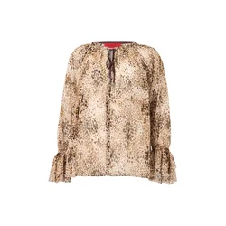 MAX&Co. Bluza EBURNEA slonovina/karamel/temno rjava