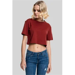 Womens short oversized rust t-shirt