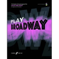 PLAY BROADWAY VIOLIN AND piano +CD