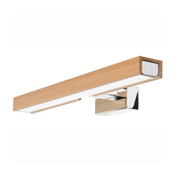 Brilagi-LED Kupatilsko osvetljenje za ogledalo WOODY MIRROR LED/8W/230V IP44 hrast/hrom