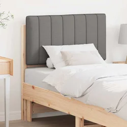 vidaXL Tapecirano vzglavje z vzglavjem Rjava in svetlo siva 80 cm