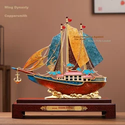 Damingtongjiang Ukras za sto Jedrilica, 25.5x13x28.5 cm, Šarena