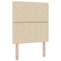 Vidaxl Vzglavje krema 80 cm blago