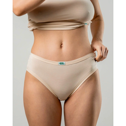 POMIRISHI BAMBOO UNDERWEAR Ženske duboke slip gaćice, Bež