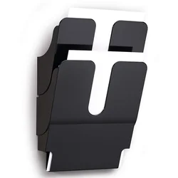Predalnik stenski flexiplus 2 a4 črn DURABLE