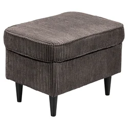 MID.YOU TABURE, tekstil mocha rjava