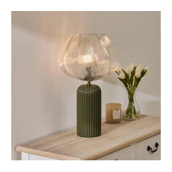 Atmosphera - Stona lampa PHYLAS 1xE14/40W/230V zelena