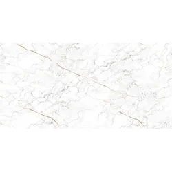 Talna ploščica Wave Porcelanski gres Marmor Bela glazirana polirana 60 x 120 cm