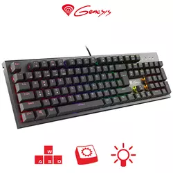 Gejmerska tastatura Genesis Thor 300 mehanička RED svič RGB