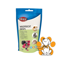 Trixie Poslastica za Glodare Mini Drops Divlje Bobice 75g – Voćna Poslastica