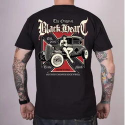 Ulična majica moška - BARBARA - BLACK HEART - 17419