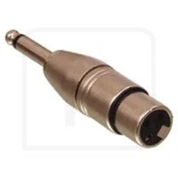 ADAPTER 6.3MM MO M - XLR 3POL F