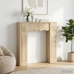 Okvir za kamin Hrast sonoma 102 x 20 x 102 cm Konstruirano drvo