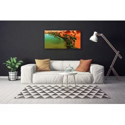 tulup.si Slika na platnu Lake palm desert 100x50 cm